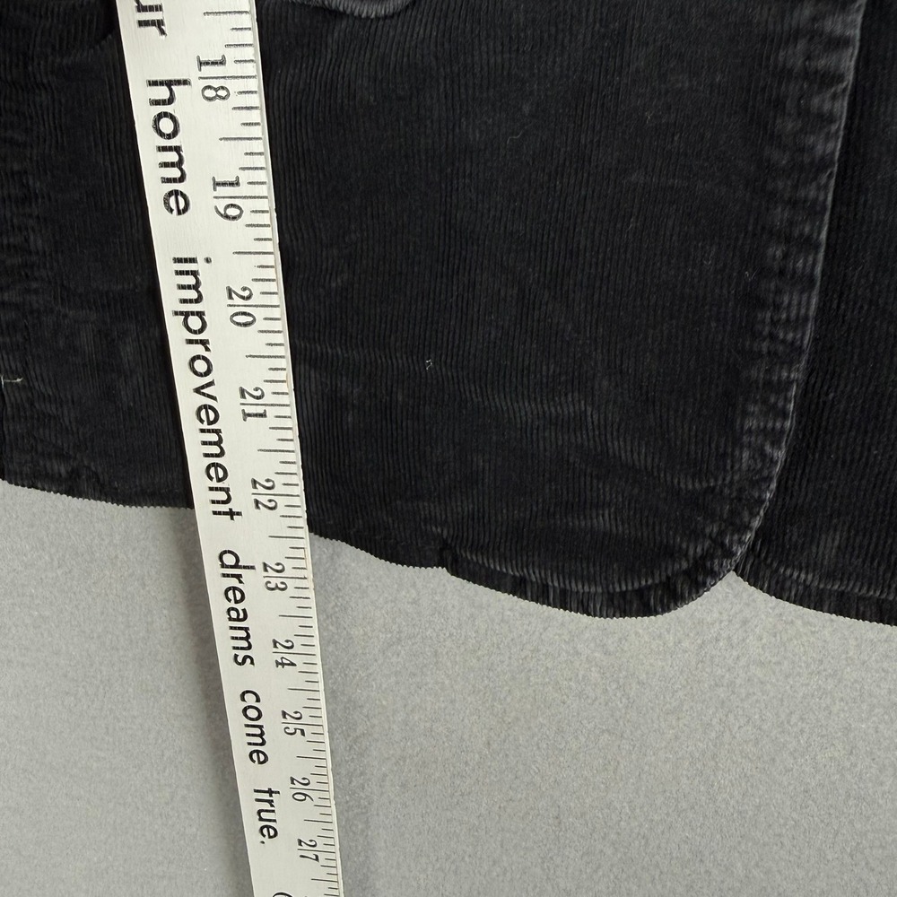 Free People Womens S Byron Corduroy Blazer Black Dark Academia Indie Boho - Picture 6 of 10